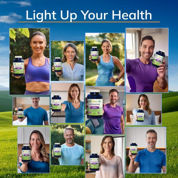 Resveratrol Puro 1000mg - Máximo Antioxidante Anti-Edad - 180 Cápsulas - aSquared Nutrition - Image 2